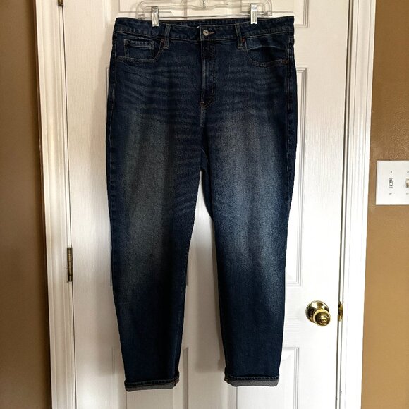 Old Navy Women’s O.G. Straight High-Rise Jeans Sz 16 Secret-Slim Pockets - Picture 1 of 9